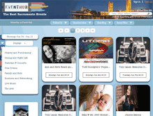 Tablet Screenshot of eventhubsacramento.com